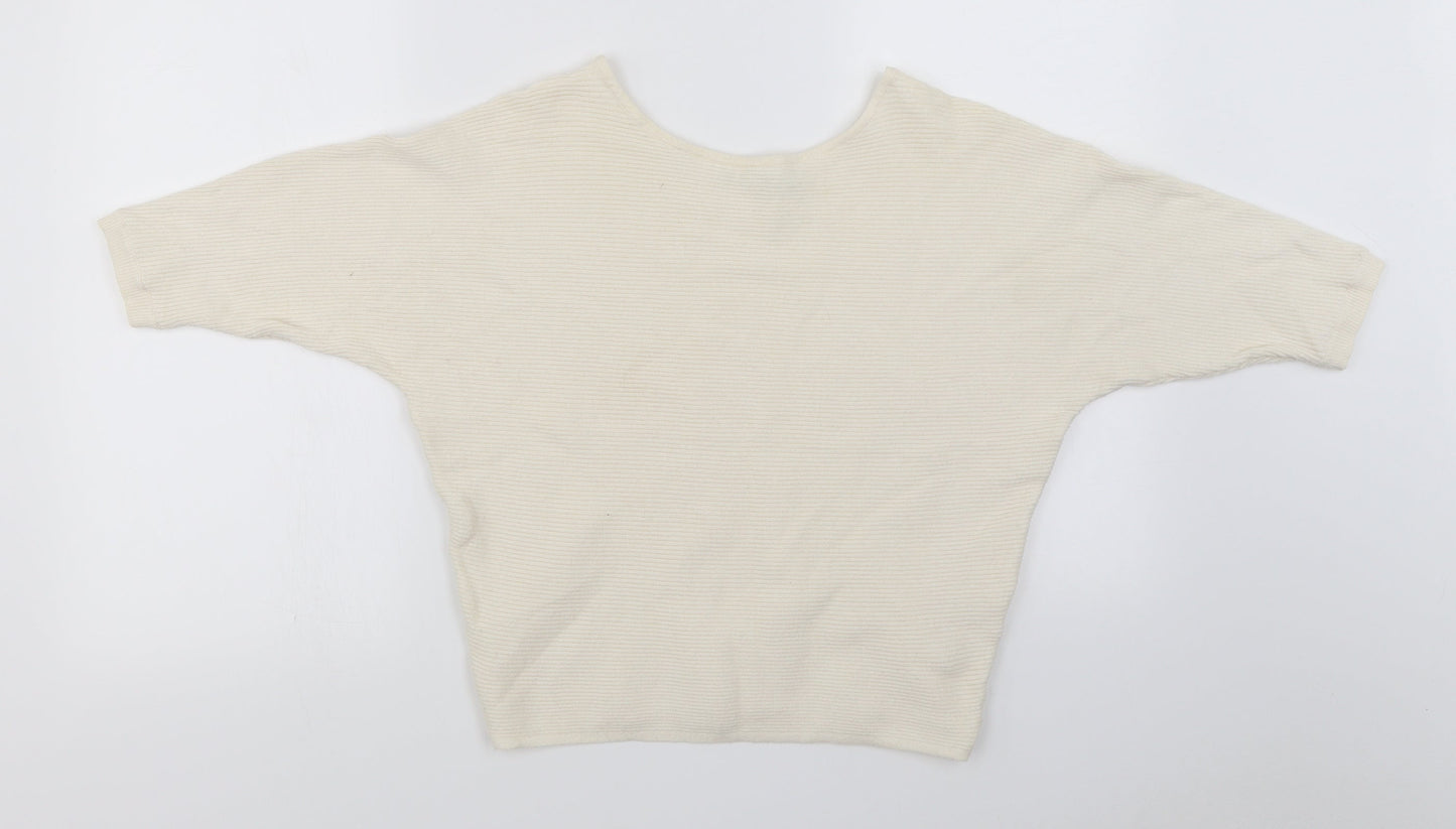George Womens Ivory   Pullover Jumper Size S