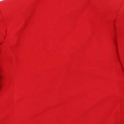 Preloved Kesta London  Womens Red   Jacket Coat Size 16 - Label