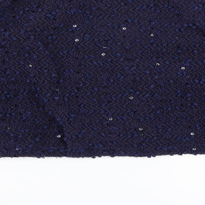 Preloved Pres De Moi Womens Blue   Cardigan Jumper Size S - Label