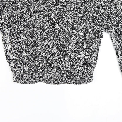 Preloved H&M Womens Black   Pullover Jumper Size 34 - Label