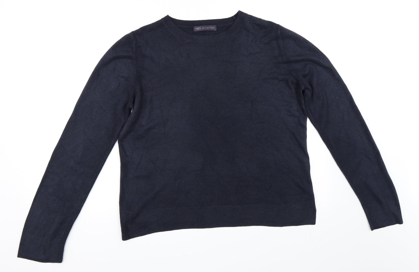 Marks and Spencer Womens Blue   Pullover Jumper Size 16