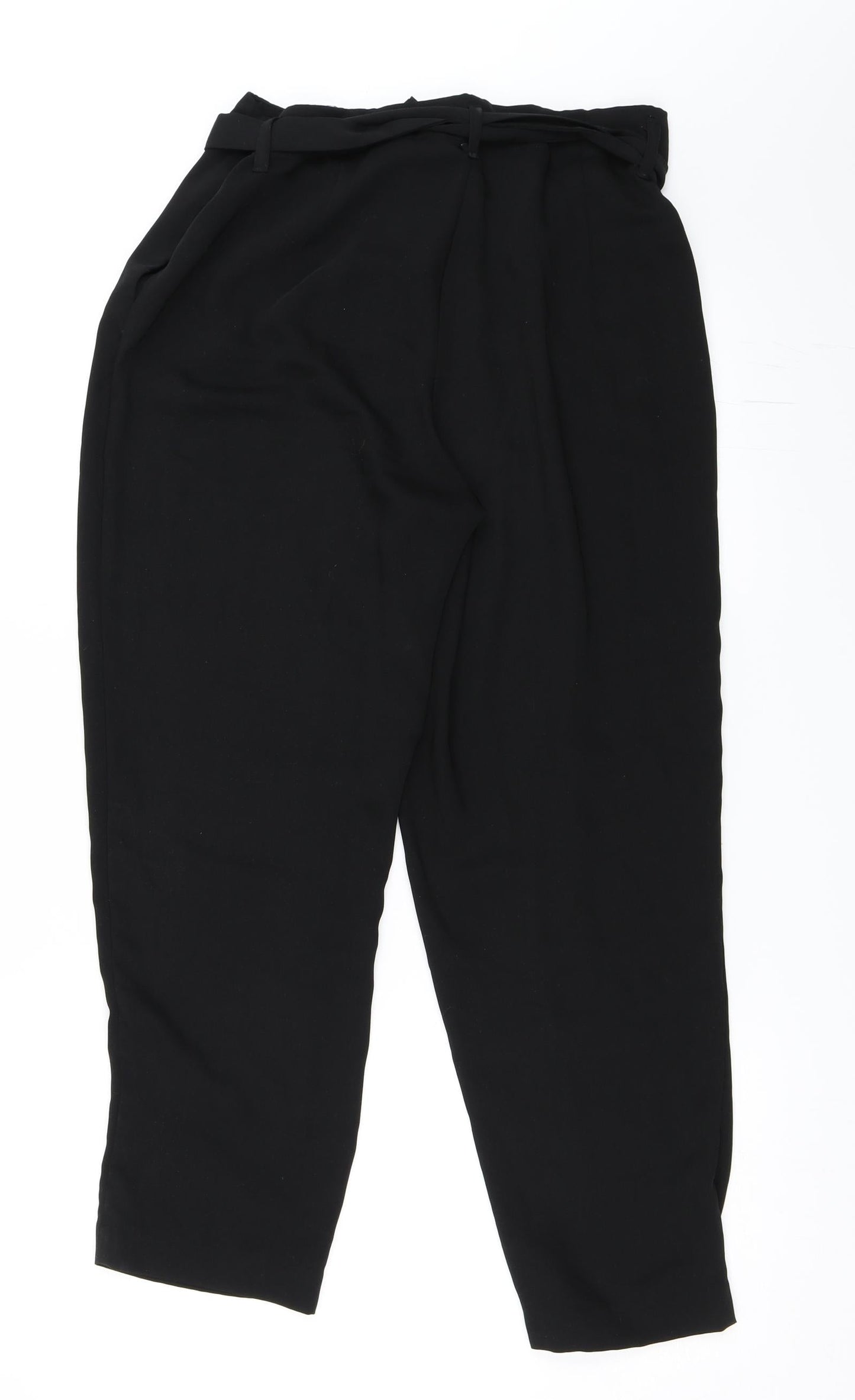 H&M Womens Black   Trousers  Size 40 L25.5 in