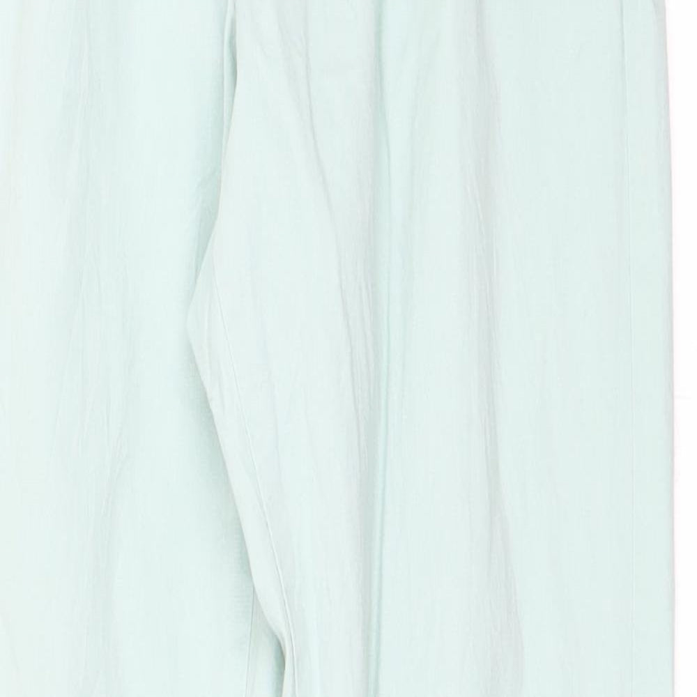 H&M Womens Blue   Chino Trousers Size 36 L28.5 in