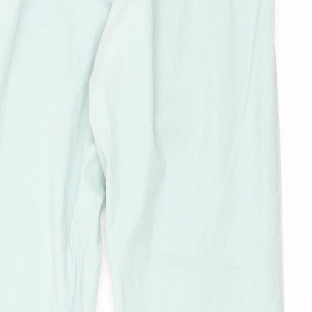H&M Womens Blue   Chino Trousers Size 36 L28.5 in