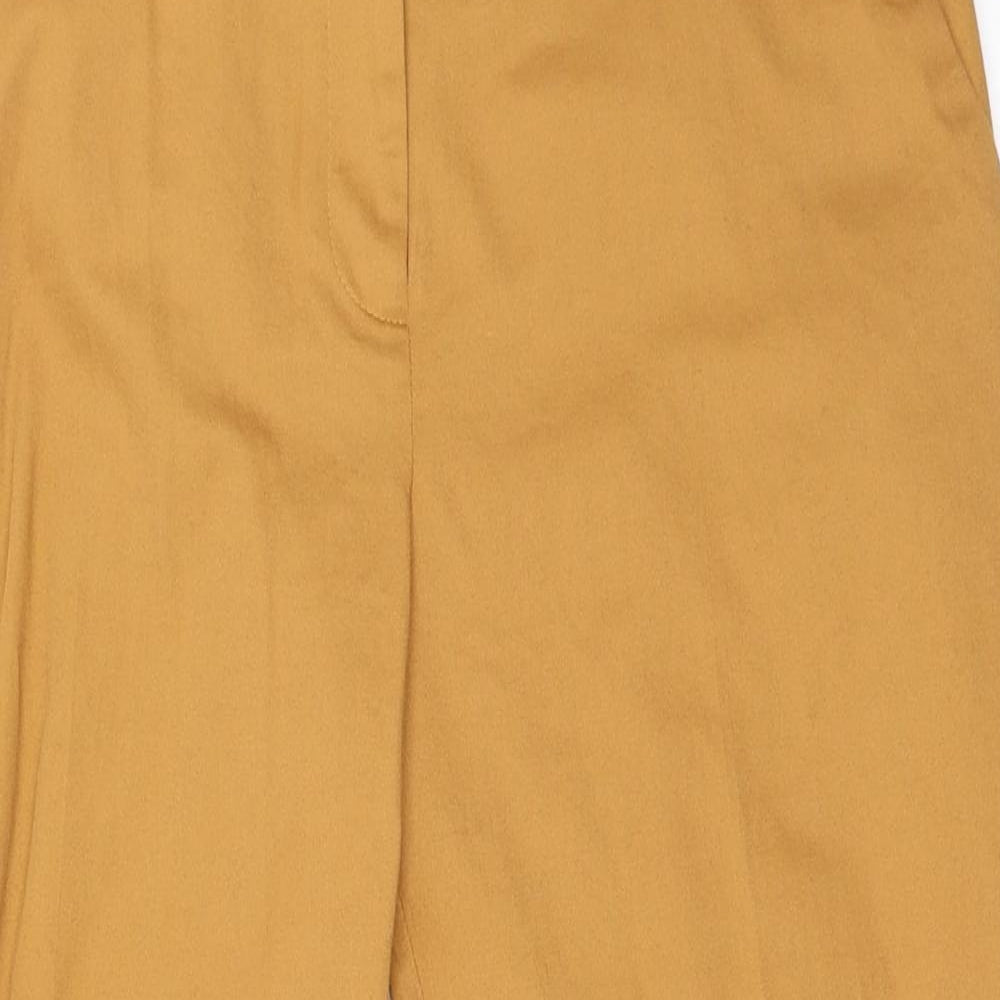 Atmosphere Womens Beige   Cropped Trousers Size 12 L21 in