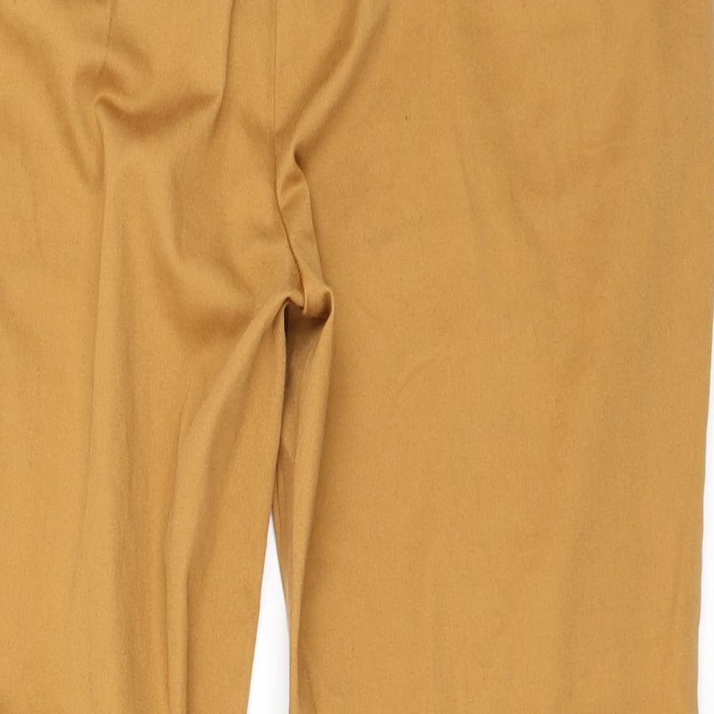 Atmosphere Womens Beige   Cropped Trousers Size 12 L21 in