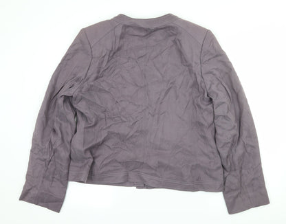 Preloved Country Casuals Womens Purple   Jacket  Size 16 - Back