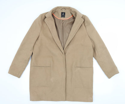 Preloved Atmopshere Womens Brown   Overcoat Coat Size 14 - Front