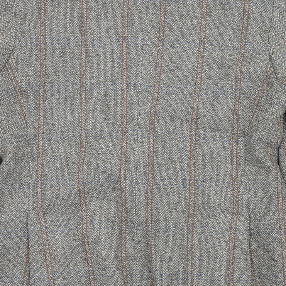 Coes Mens Grey Striped  Jacket Blazer Size L