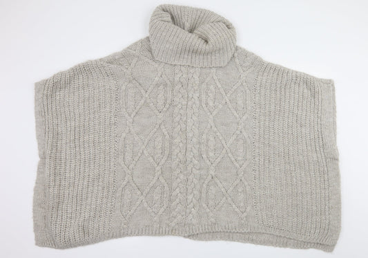 George Womens Grey  Knit Pullover Jumper Size M