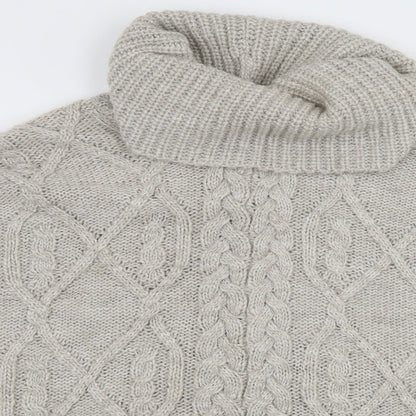 Preloved George Womens Grey  Knit Pullover Jumper Size M - Detail