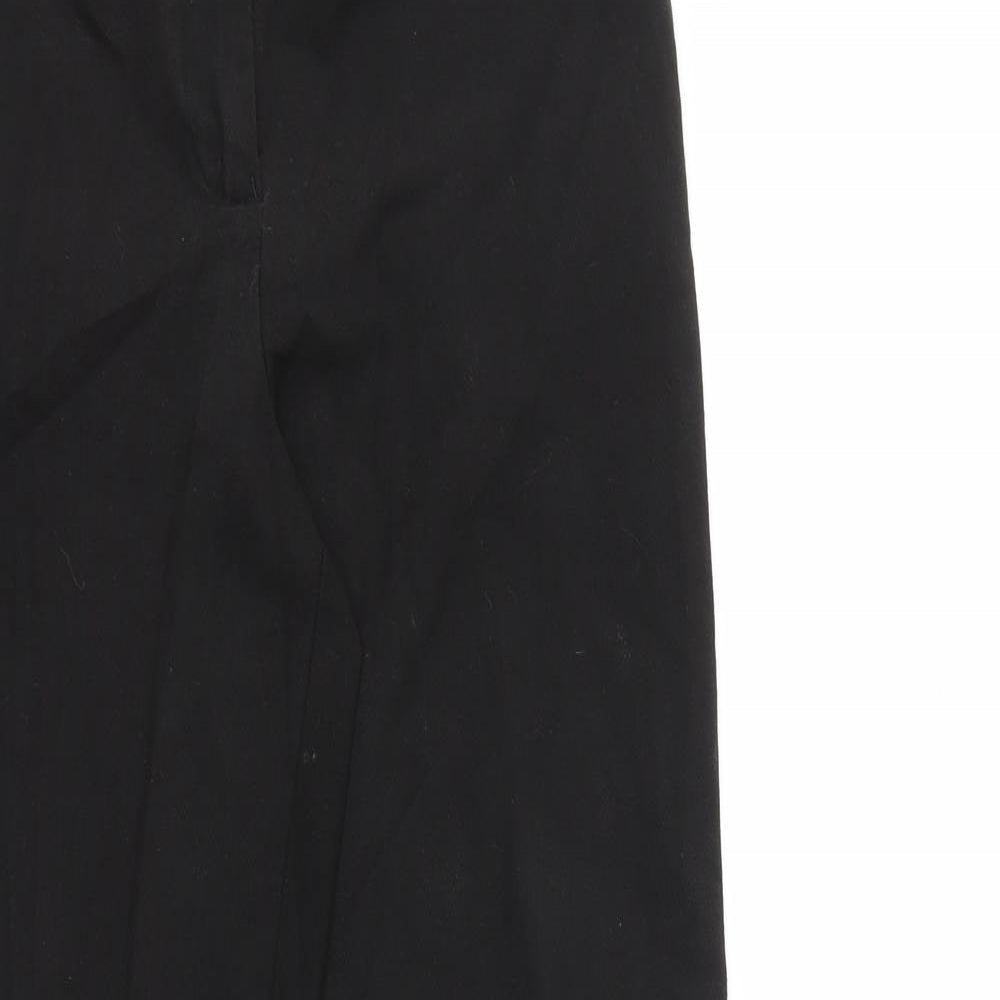 NEXT Womens Black   Trousers  Size 8 L26 in