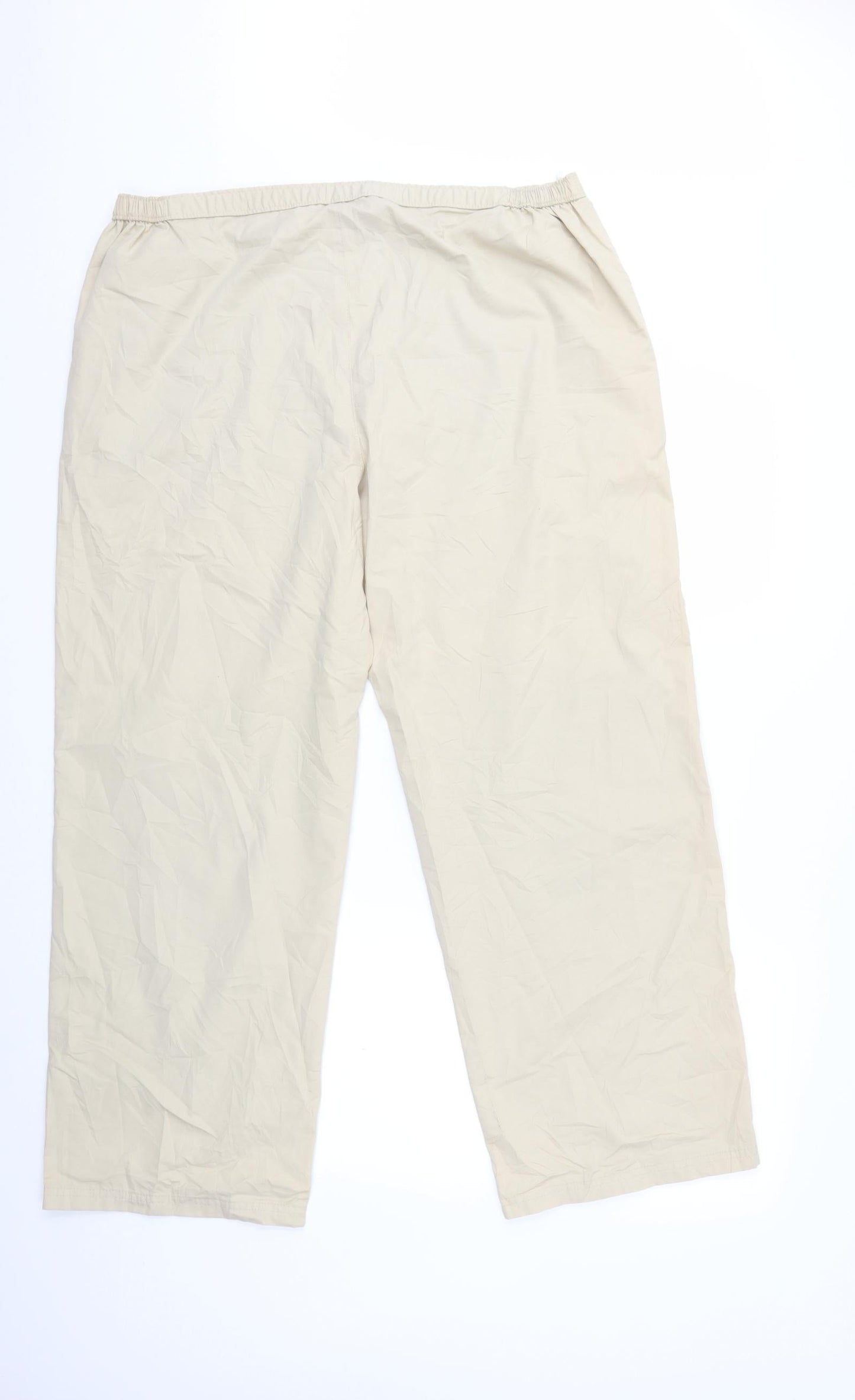 Marks and Spencer Womens Beige   Trousers  Size 20 L29 in