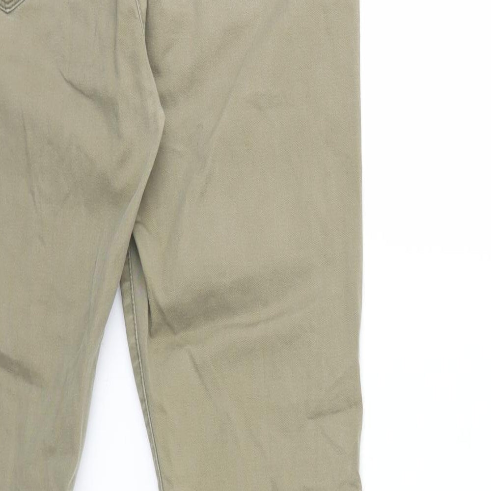 Papaya Womens Green  Denim Skinny Jeans Size 30 in L29 in