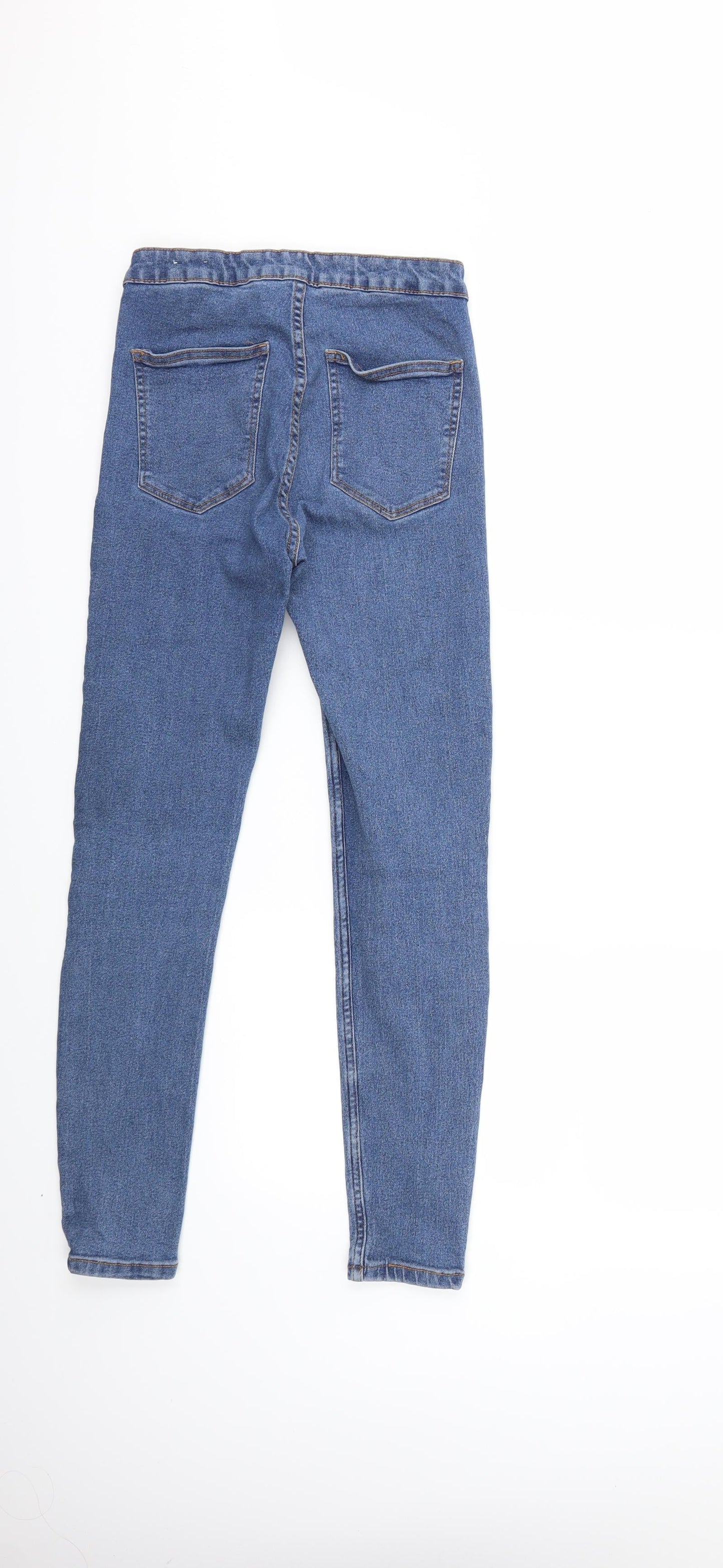 Bershka Womens Blue  Denim Skinny Jeans Size 10 L26 in