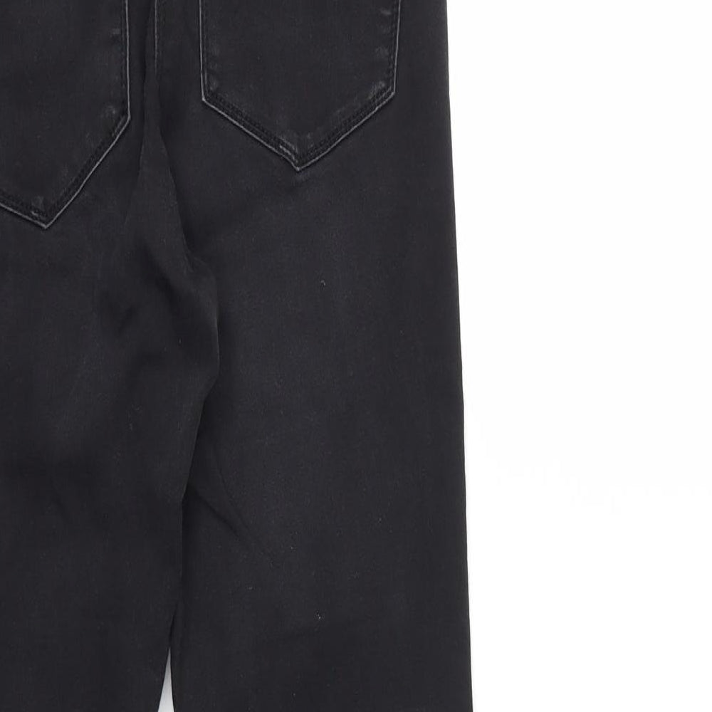 Papaya Womens Black  Denim Skinny Jeans Size 10 L26 in