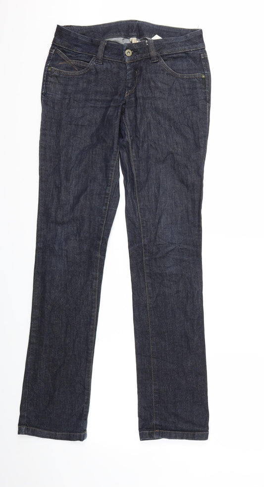 VERO MODA Womens Blue  Denim Straight Jeans Size 30 in L32 in