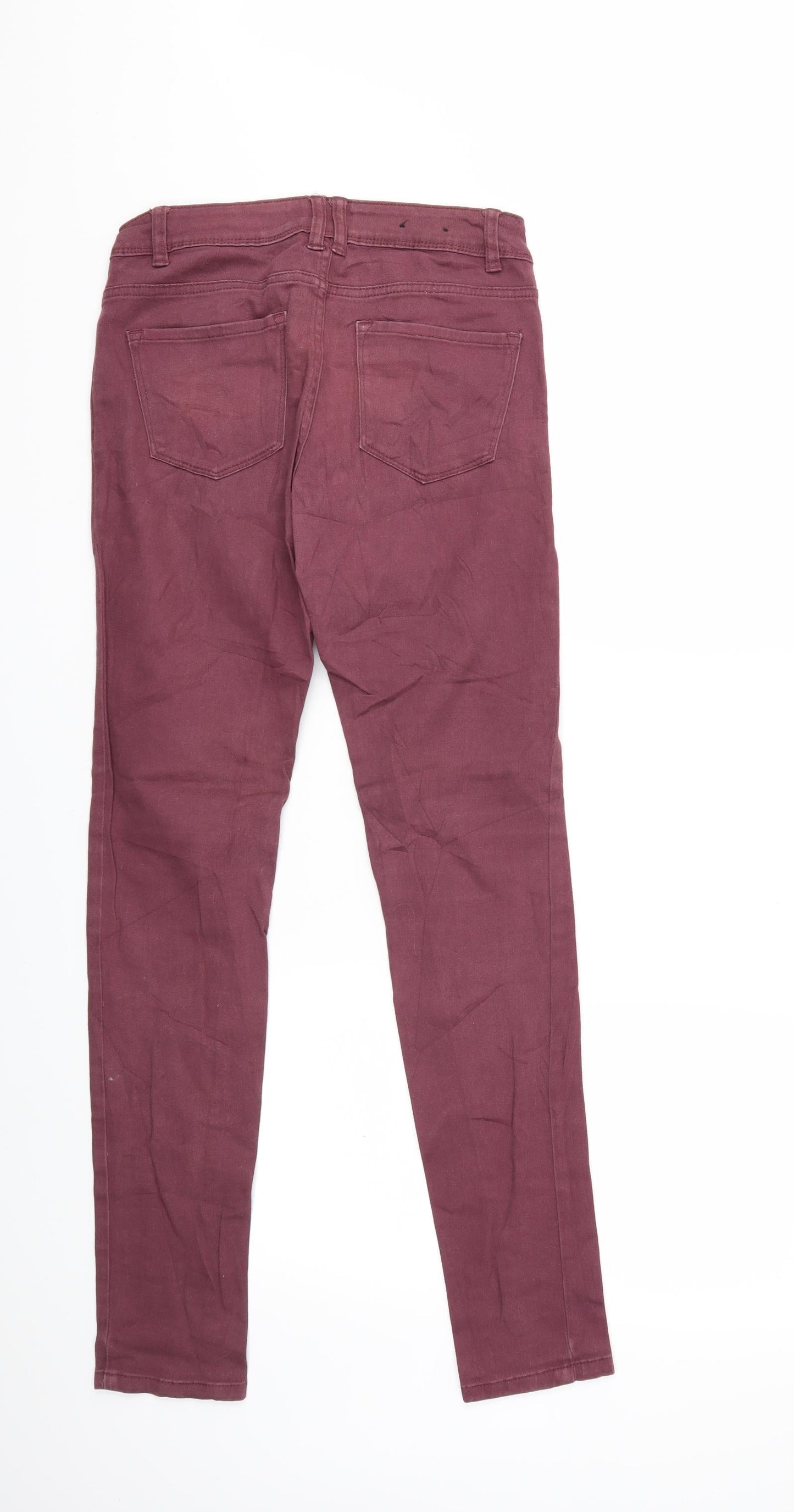 yes yes Womens Purple  Denim Skinny Jeans Size 8 L29 in