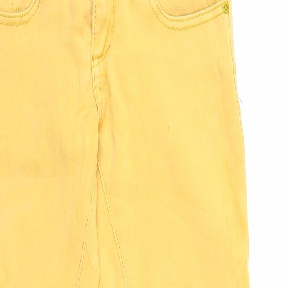 Preworn Womens Yellow  Denim Skinny Jeans Size XS L23 in