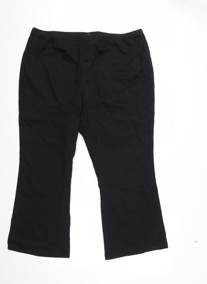 Preloved Denim Essentials Womens Black   Trousers  Size 30 L26 in - Front