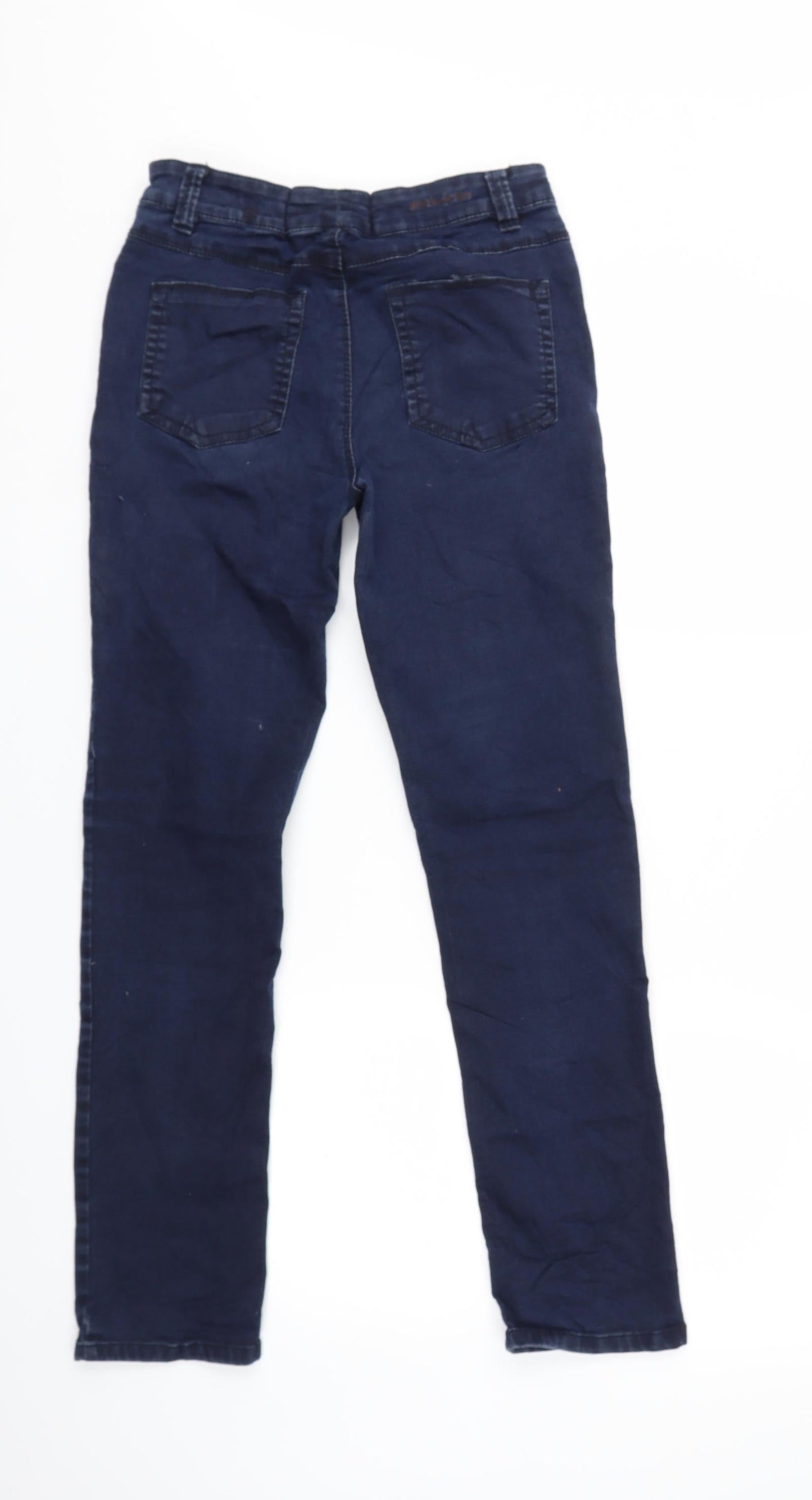 Preworn Womens Blue  Denim Skinny Jeans Size 10 L27 in