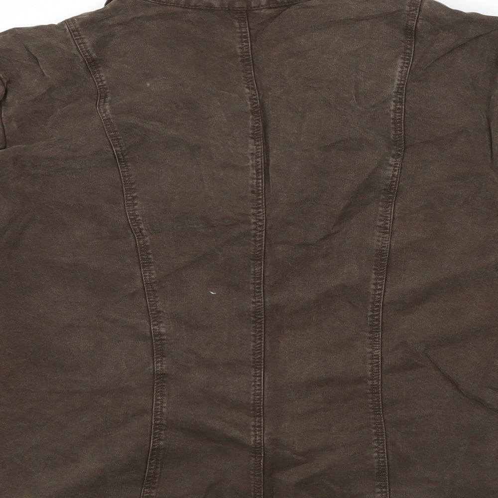 Femme Womens Brown   Jacket  Size 18