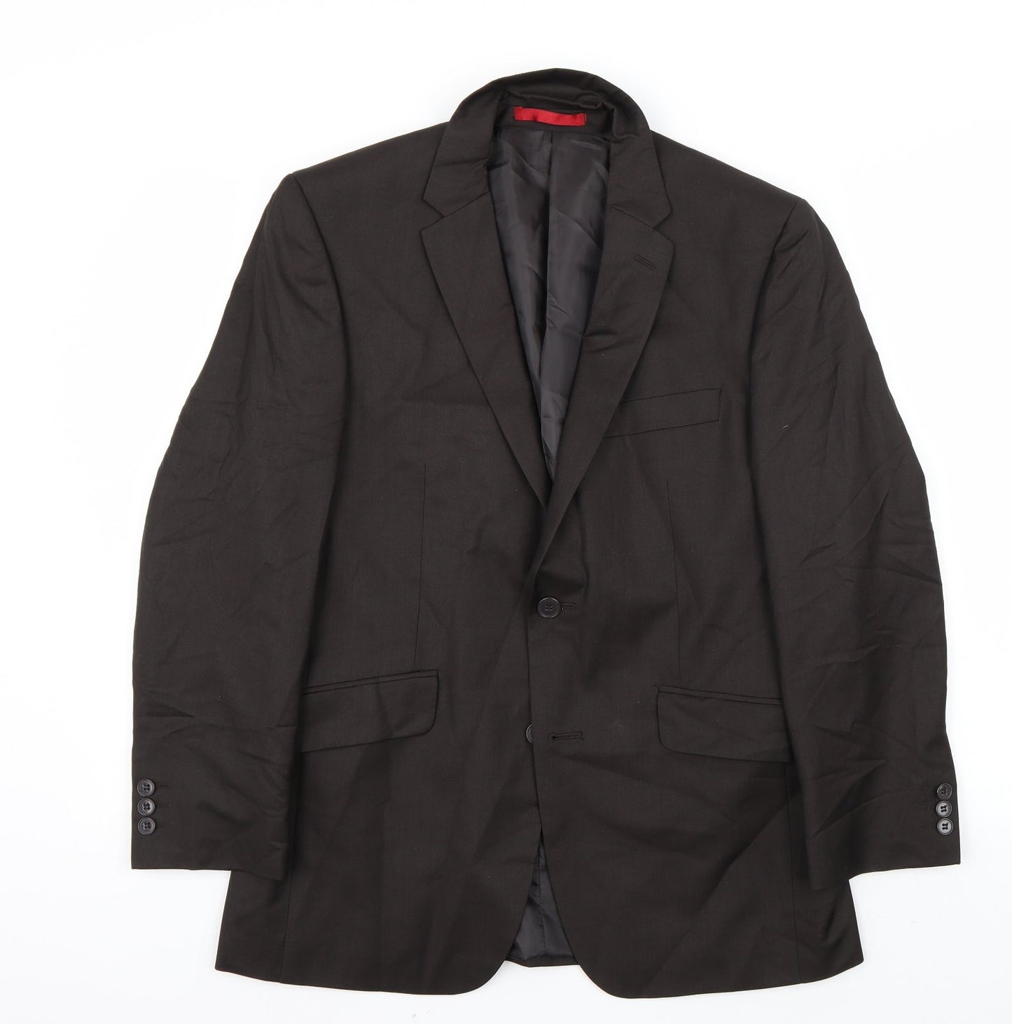 Preworn Mens Brown   Jacket Suit Jacket Size 36