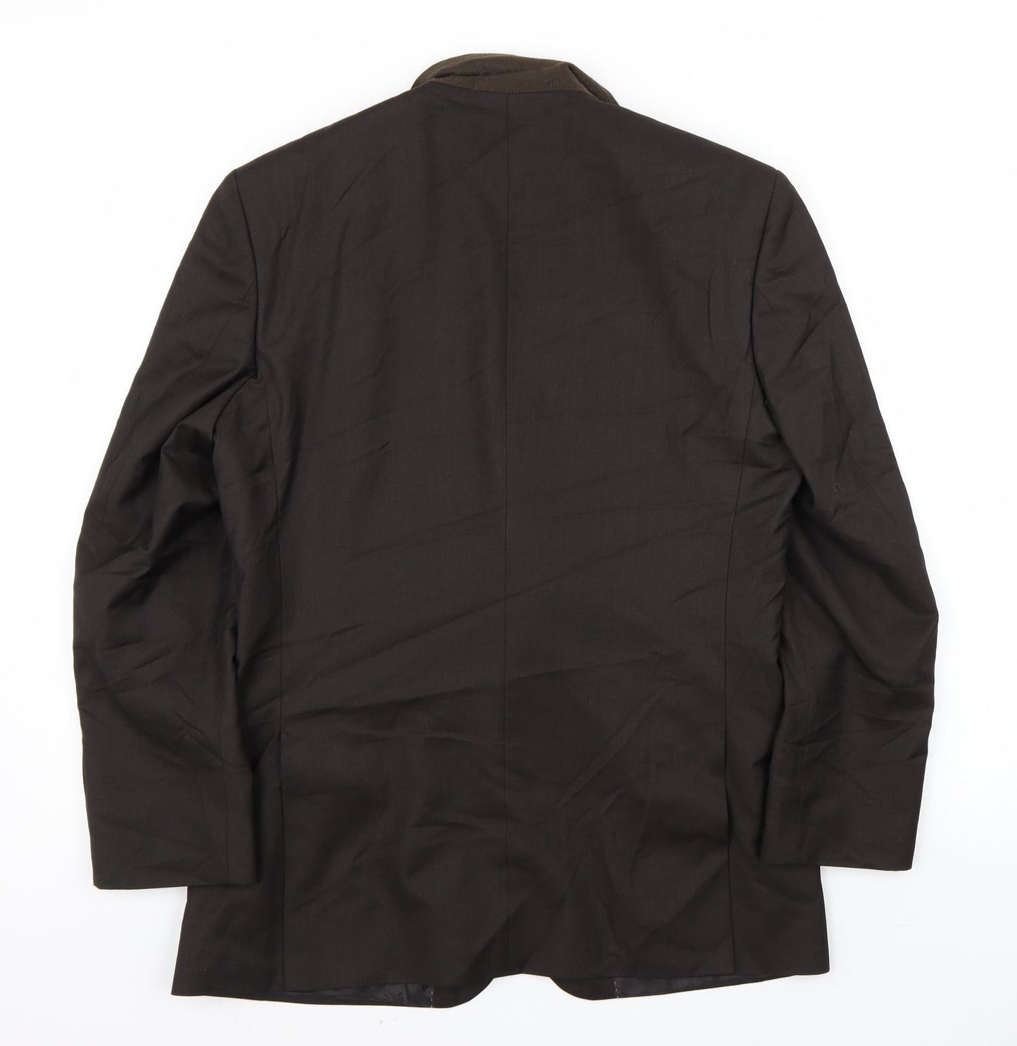 Preworn Mens Brown   Jacket Suit Jacket Size 36