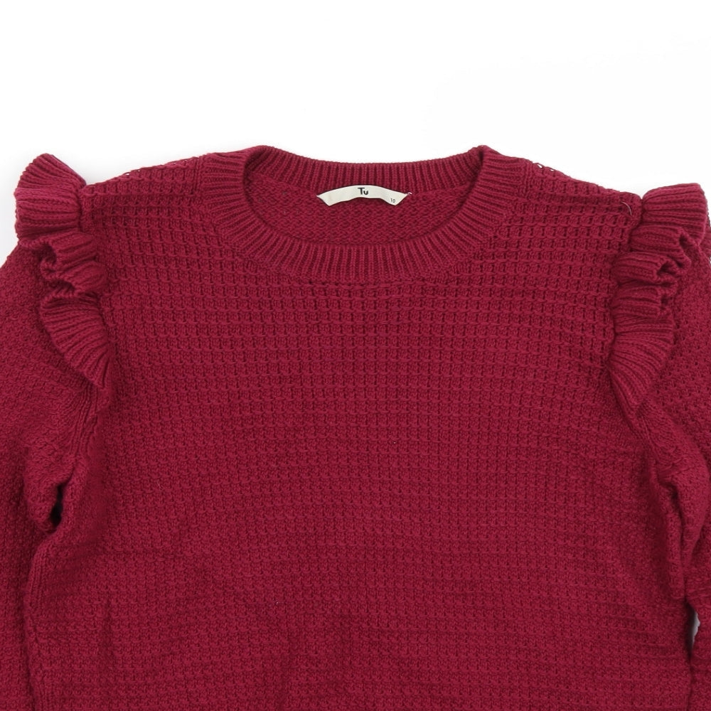 TU Womens Purple   Pullover Jumper Size 10