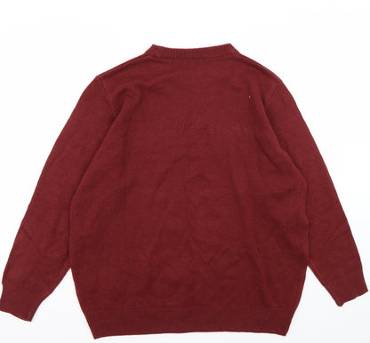 Preloved Damart Womens Brown   Pullover Jumper Size 18 - Back