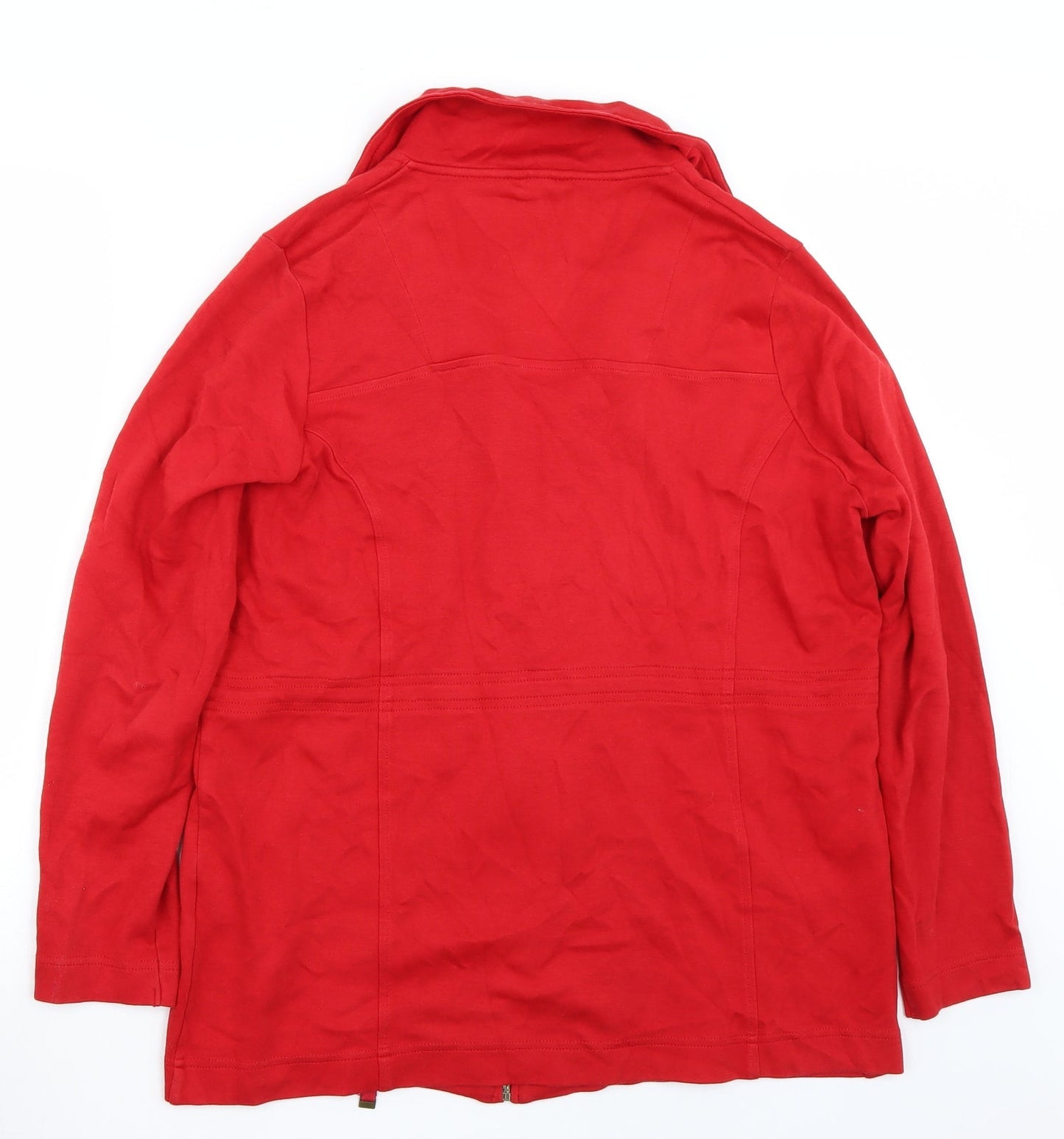 DASH Womens Red   Jacket Coat Size 16