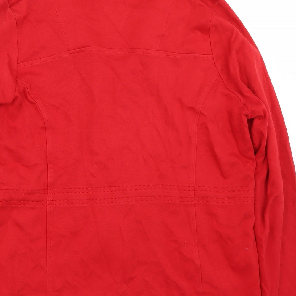 DASH Womens Red   Jacket Coat Size 16