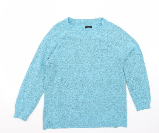 M&Co Womens Blue   Pullover Jumper Size 16