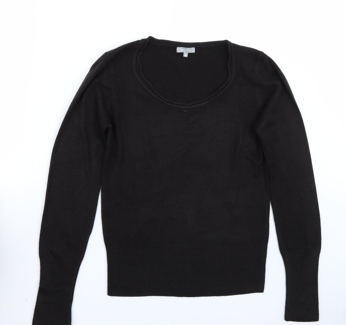 Per Una Womens Black   Pullover Jumper Size 10