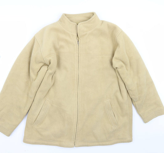 EWM Womens Beige   Jacket Coat Size L