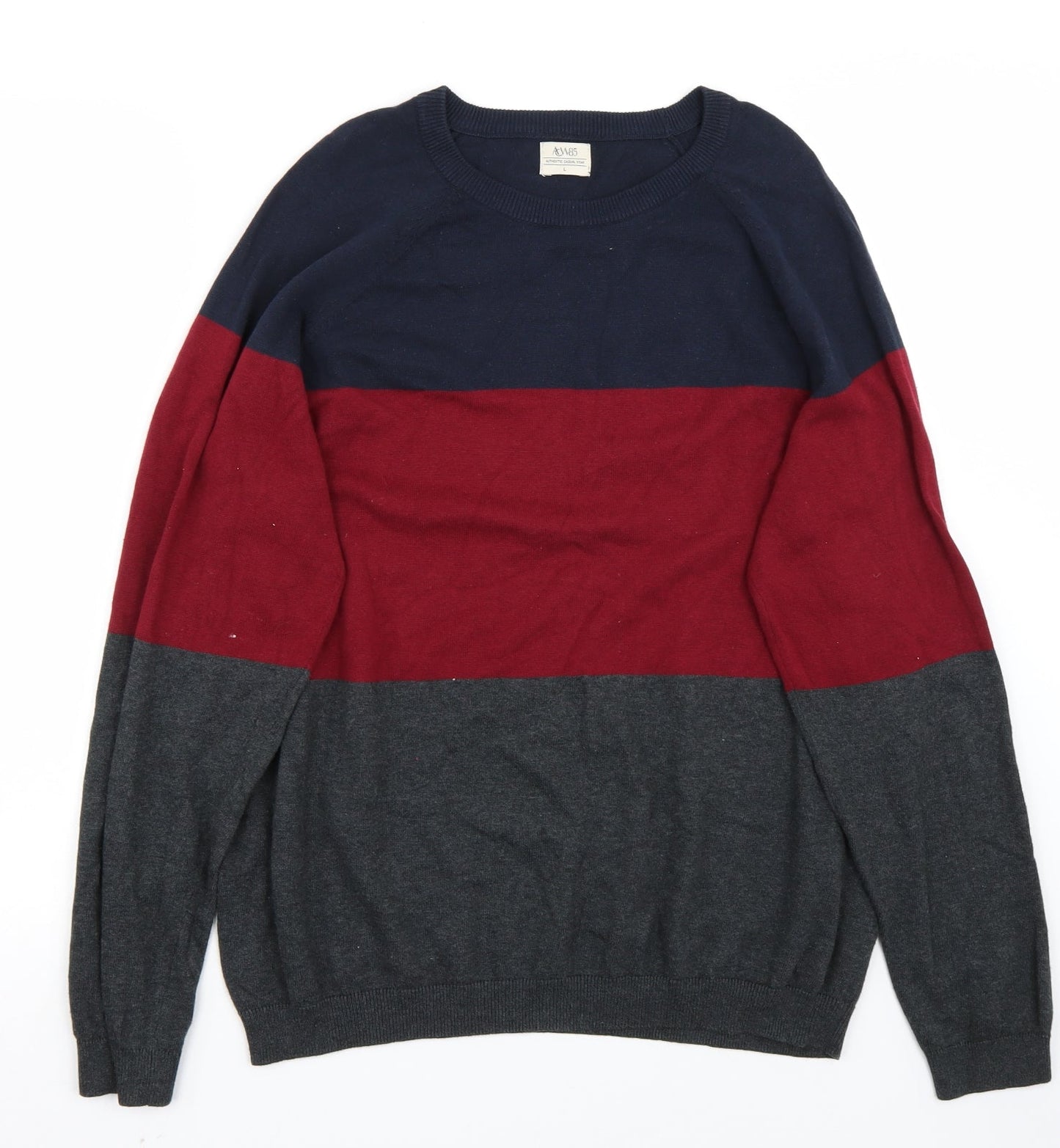 Acw85 Mens Grey   Pullover Jumper Size L