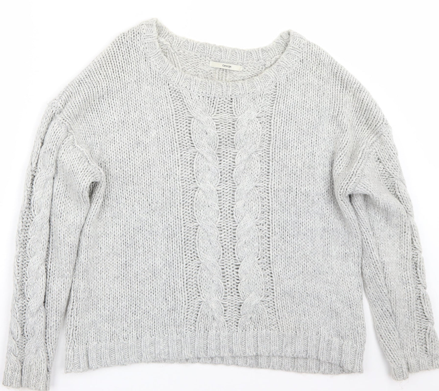 George Womens Grey   Pullover Jumper Size 16