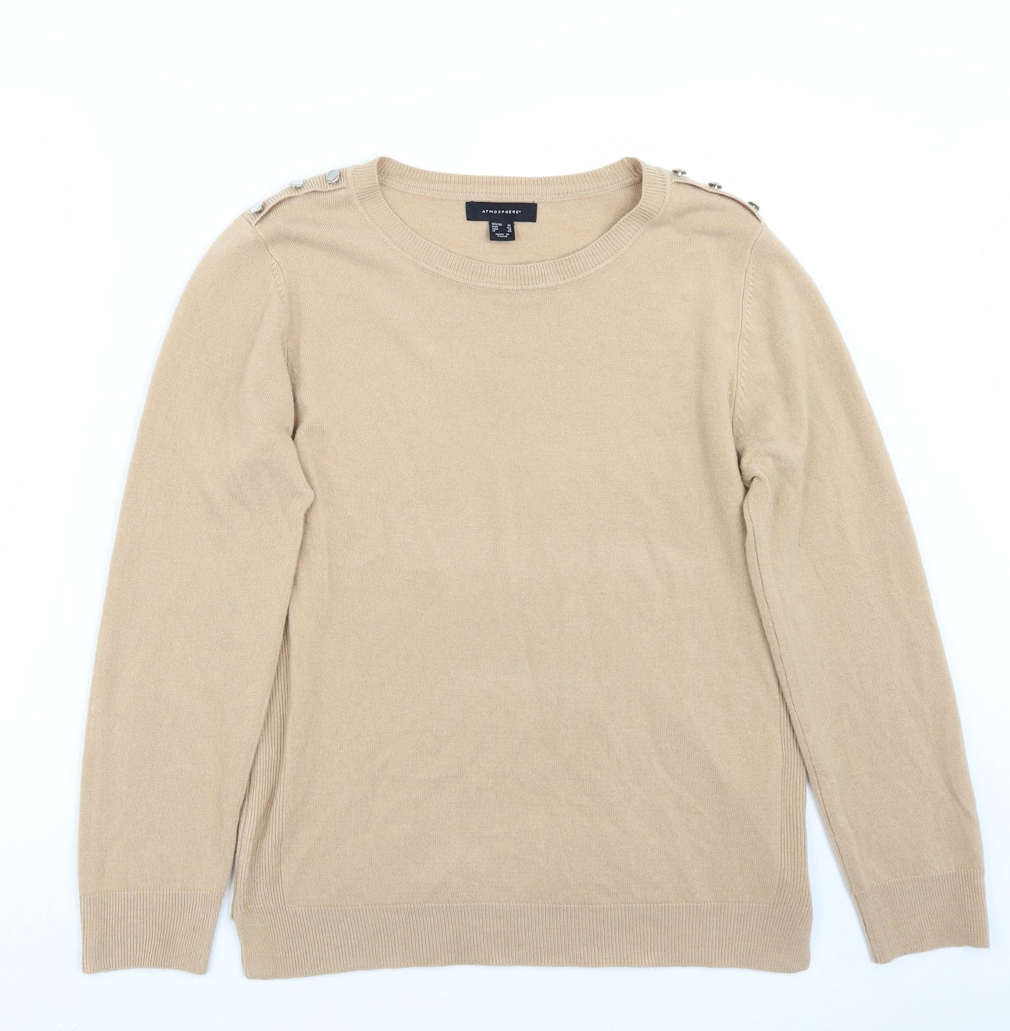 Primark Womens Beige   Pullover Jumper Size 14