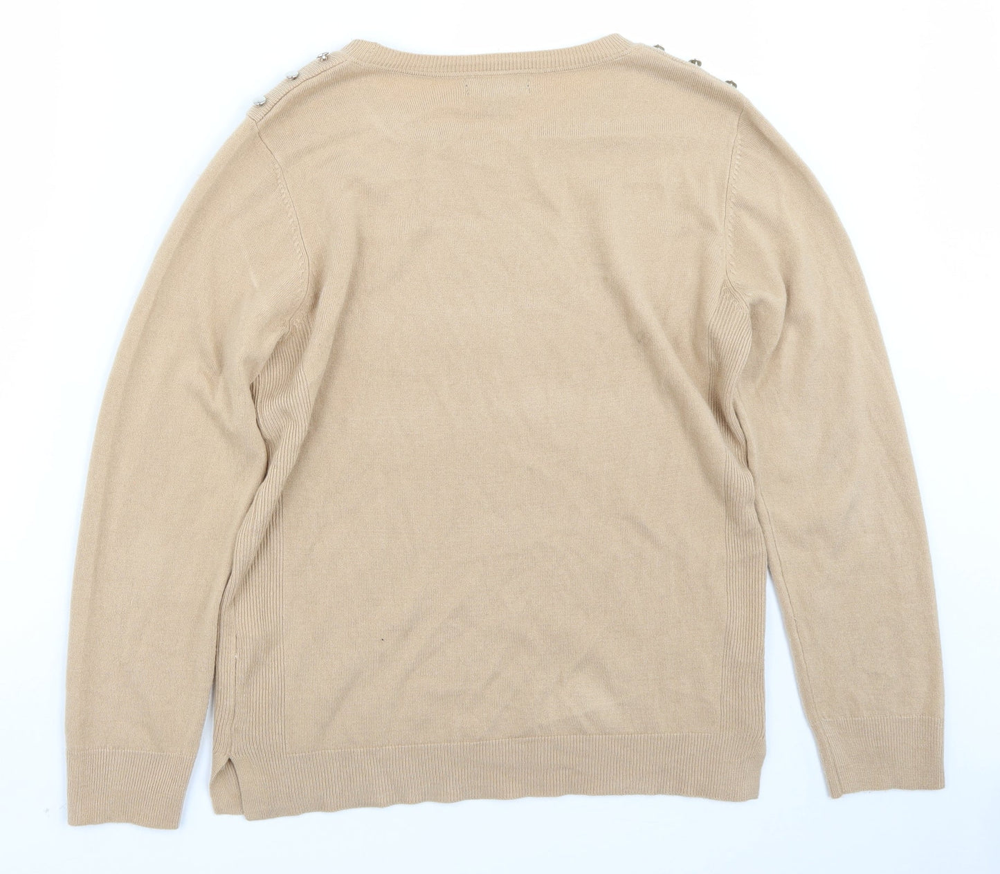 Primark Womens Beige   Pullover Jumper Size 14