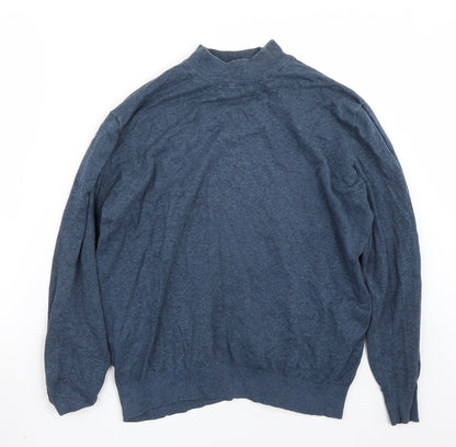 Preloved Easy Mens Blue   Pullover Jumper Size L - Front