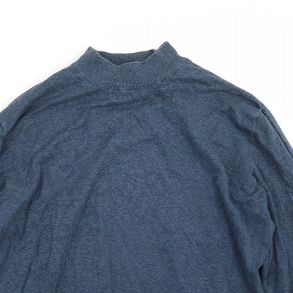 Preloved Easy Mens Blue   Pullover Jumper Size L - Detail