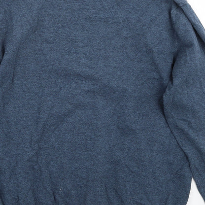 Preloved Easy Mens Blue   Pullover Jumper Size L - Label