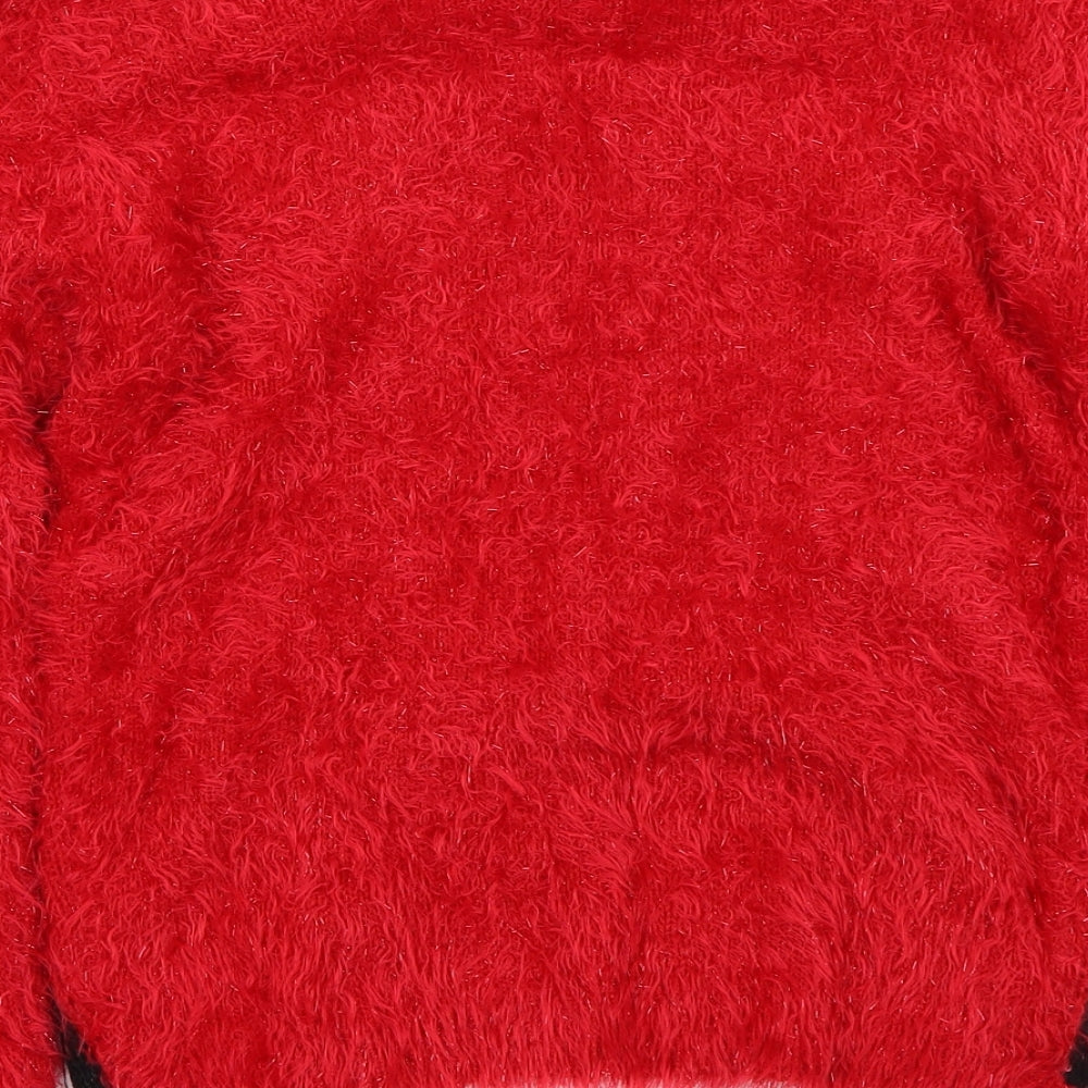 Papaya Womens Red   Pullover Jumper Size S  - Christams