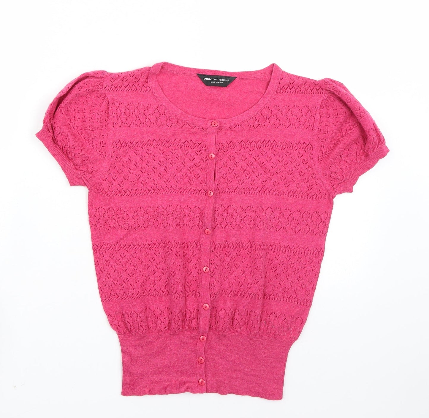 Dorothy Perkins Womens Pink   Basic T-Shirt Size 12