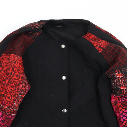 Preloved Lindex Womens Black   Jacket Coat Size M - Detail