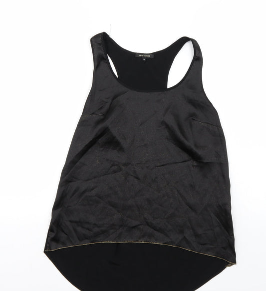 River Island Womens Black   Basic T-Shirt Size 10