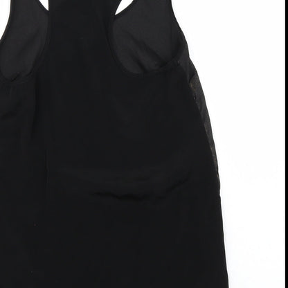 Preloved River Island Womens Black   Basic T-Shirt Size 10 - Label