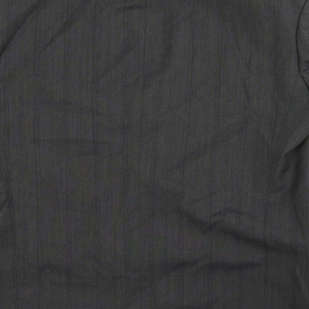 Marks and Spencer Mens Grey Striped  Jacket Suit Jacket Size 40