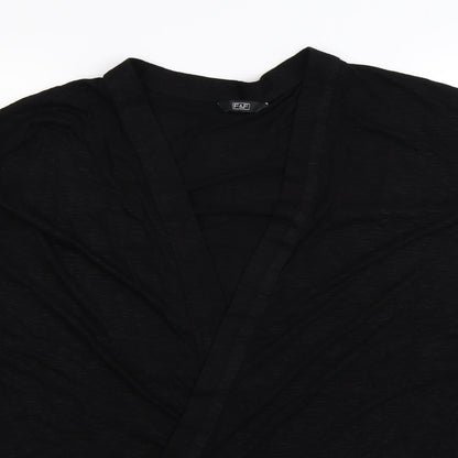 Preloved F&F Womens Black   Cardigan Jumper Size 18 - Detail