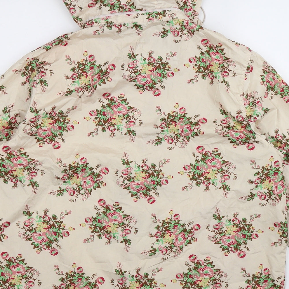 Denim Co Womens Beige Floral  Jacket  Size 12